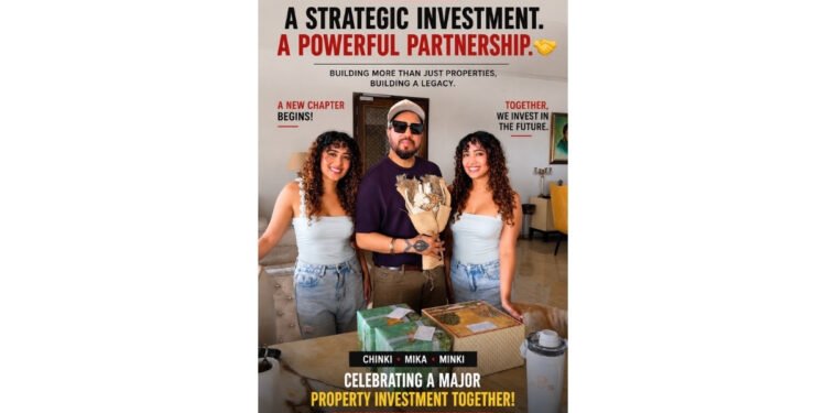 Mika Singh and Chinki Minki Announce a New Property Investment Together, Marking a New Chapter of Growth