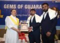 Raj Upadhyay and Jaypalsinh Sarvaiya of Carzbazzar honoured with Gujarat Vikas Asmita Award