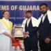 Raj Upadhyay and Jaypalsinh Sarvaiya of Carzbazzar honoured with Gujarat Vikas Asmita Award