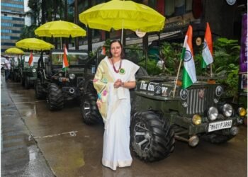 Nidarshana Gowani Leads Tiranga Rally, Celebrating the Spirit of Patriotism and Unity