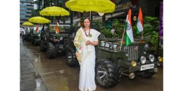 Nidarshana Gowani Leads Tiranga Rally, Celebrating the Spirit of Patriotism and Unity