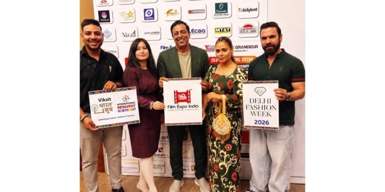 Vindu Dara Singh Launches Delhi Fashion Week 2026 at Film Expo India Press Conference