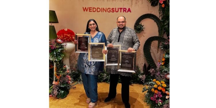 Kkings Events Wins Two Platinum Awards at the Prestigious WeddingSutra Awards