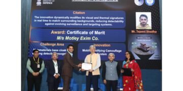 Camouflage Net Manufacturer Motley Exim Co. Receives DRDO Certificate of Merit for Metamaterials-based Mobile Camouflage System