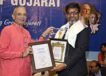 Dr. Tarak Patel honoured with Gujarat Vikas Asmita Award