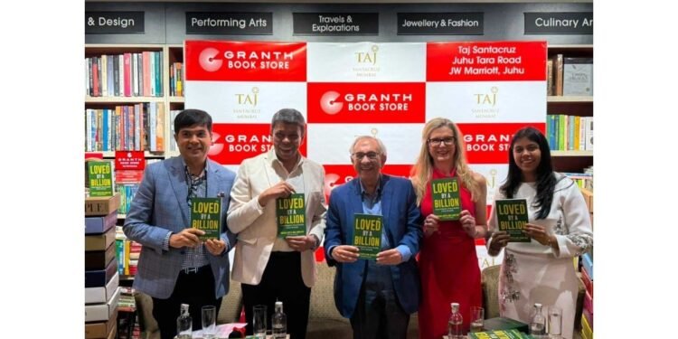 Nadir Godrej launches Dheeraj Gupta’s book ‘Loved By A Billion’.