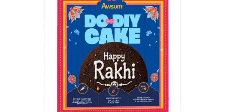 Awsum launches Rakhi Special DO or DIY Cake: Which you decorate, write on—and roast your sibling with
