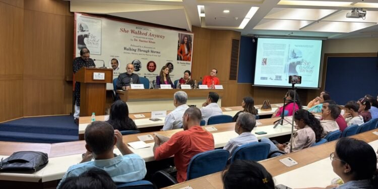 Dr. Sazina Khan’s She Walked Anyway to Be Launched at India Habitat Centre