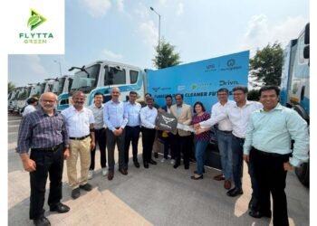 FLYTTA GREEN Introduces Heavy-Duty Electric Trucks for Dalmia Cement in Partnership with Drivn