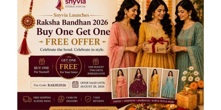 Snyvia Launches Raksha Bandhan 2026 Buy One Get One Free Offer on Women’s Ethnic Wear