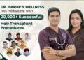 Dr. Haror’s Wellness Hits a Milestone with 20,000+ Successful Hair Transplant Procedures
