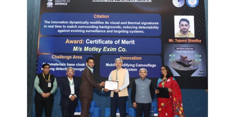 Motley Exim Co., Camouflage Net Manufacturer Earns DRDO Certificate of Merit for Advanced Metamaterials-Based Mobile Camouflage System