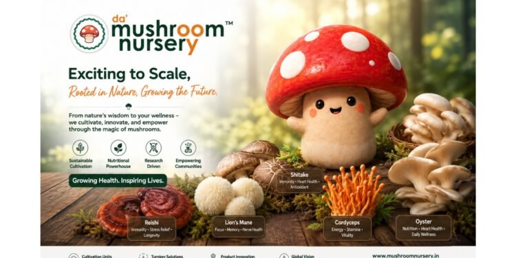 How da’ mushroom nursery is Building India’s First Integrated Mushroom Ecosystem