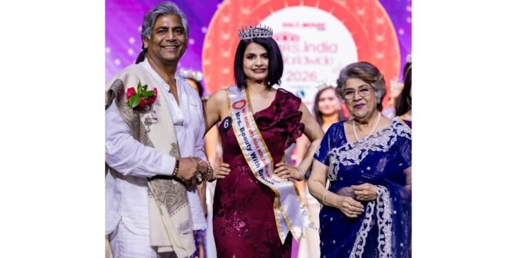 Punjab-Born Author Harvinder ‘Siya’ Jain Crowned ‘Mrs Beauty with Brains’ at Haut Monde Mrs India Worldwide 2026
