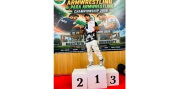Invertis University Student Selected to Represent India at World Armwrestling Championship 2026