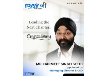 PayG Announces Harmeet Singh Sethi as Managing Director & CEO, Strengthening Leadership for Its Next Phase of Growth
