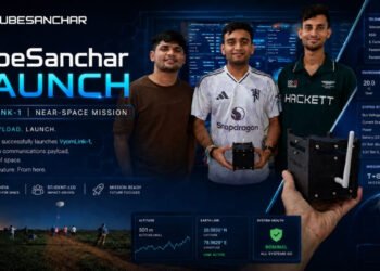 CubeSanchar’s VyomLink- 1 Reaches Near Space, Demonstrates Low-Cost Data Relay from 10km, sustains communications beyond 32.8km Altitude
