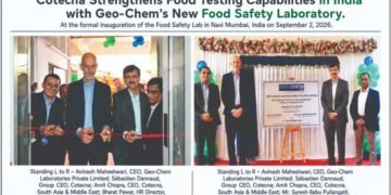 Cotecna Strengthens Food Testing Capabilities in India with Geo-Chem’s New Food Safety Laboratory in Navi Mumbai, India