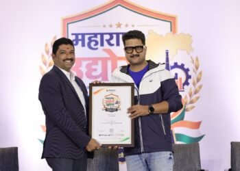 Mr. Amit Kamble Honoured as Best Business Consultancy Company of the Year at Maharashtra Udyog Bhushan Puraskar 2026