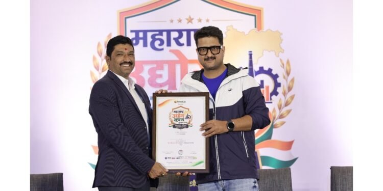 Mr. Amit Kamble Honoured as Best Business Consultancy Company of the Year at Maharashtra Udyog Bhushan Puraskar 2026