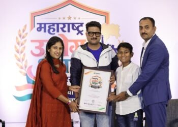 Mr. Kiran Annaso Katkar Honoured as Most Trusted Solar Energy Solutions Provider in Satara at Maharashtra Udyog Bhushan Puraskar 2026