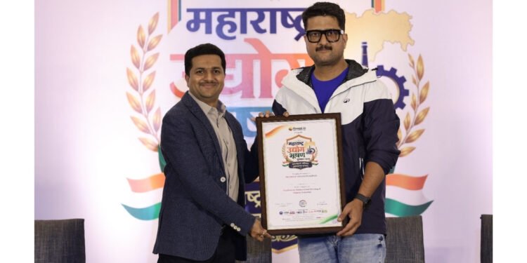 Mr. Prashant Alatgi of Prashant Advanced Survey Honoured for Excellence in Advanced Land Surveying & Mapping Technology