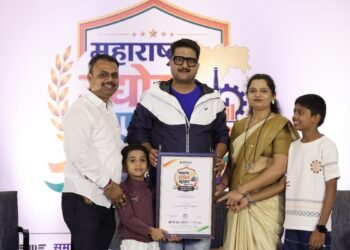 Sai Samruddhi Avenue LLP Honoured as the Best Builders & Developers Company in Thane at Maharashtra Udyog Bhushan Puraskar 2026