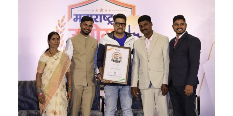 Shubham Umaji Pawar Honoured as ‘Best Real Estate Channel Partner Company in Pune’ at Maharashtra Udyog Bhushan Puraskar 2026