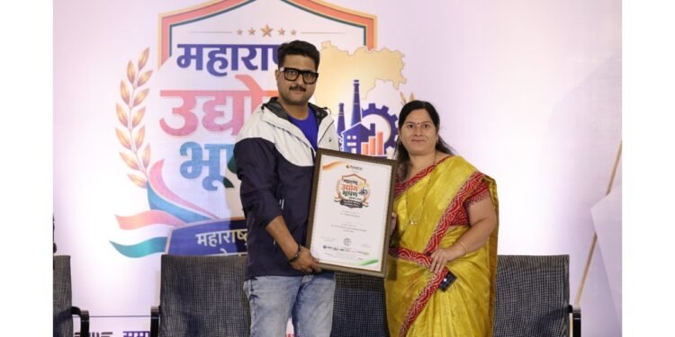 New Balaji Enterprises Honoured as the Best Renewable Energy Solutions Provider of the Year at Maharashtra Udyog Bhushan Puraskar 2026