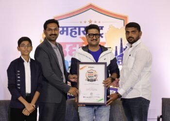 Mr. Yogesh Jadhav & Mr. Shubham Hanumant Talekar Honoured as ‘Best Safety-Compliant Scaffolding Solutions Provider Company in Pune’