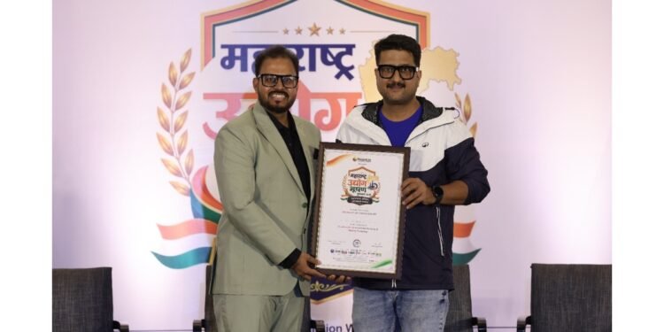 Mr. Yogesh Moolchand Mehta of Trishla Traders Honoured at Maharashtra Udyog Bhushan Puraskar 2026