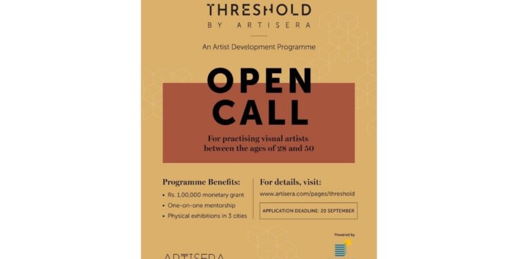 Brigade Group partners with Artisera for THRESHOLD, an Artist Development Programme supporting Indian artists through grants, mentorship & exhibitions