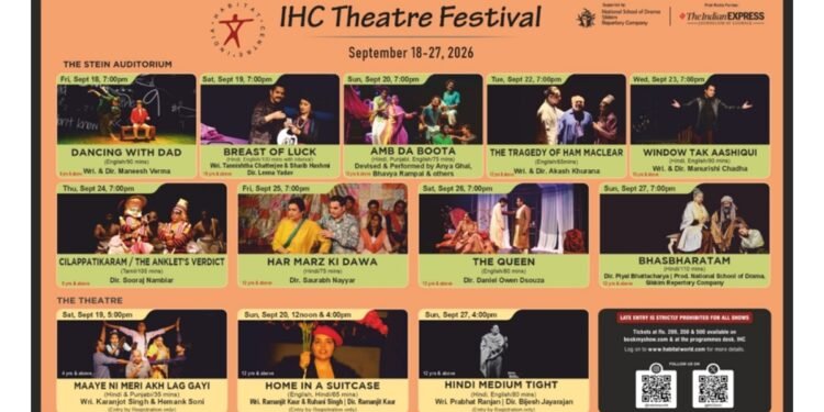 IHC Theatre Festival 2026 to Celebrate the Diversity and Dynamism of Indian Theatre