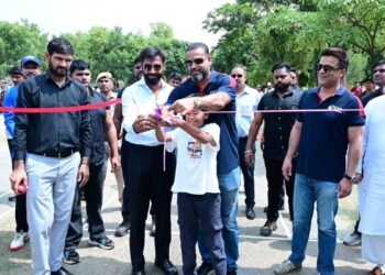 Yusuf Pathan inaugurates the 39th center of Cricket Academy of Pathans (CAP) in Alwar (Rajasthan)