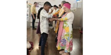 Rakhi for the Protectors: Children of Meher Roshani Foundation SaathSHALA Mumbai Celebrate Raksha Bandhan by Honouring Security Personnel and Staff
