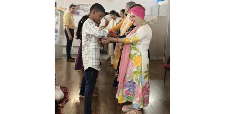 Rakhi for the Protectors: Children of Meher Roshani Foundation SaathSHALA Mumbai Celebrate Raksha Bandhan by Honouring Security Personnel and Staff