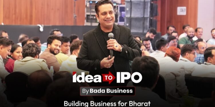 Dr Vivek Bindra’s Bada Business Launches ‘Idea to IPO’ to Strengthen IPO Readiness Among Indian SMEs