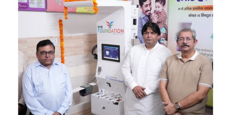 M3M Foundation strengthens community healthcare with the inauguration of Health Check-up Kiosks at Kurukshetra and Gurugram