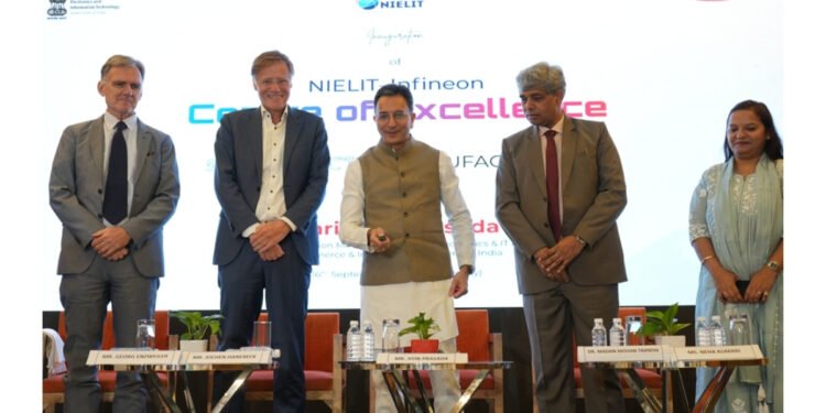 Union Minister of State Jitin Prasada Inaugurates NIELIT–Infineon Centre of Excellence on Semiconductor Manufacturing