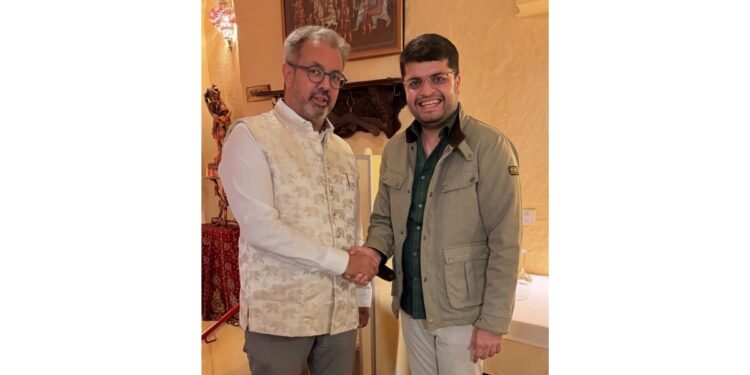 Chairman of Paralympic Sports Development (PCI) Shubham Chaudhary Meets Swiss Member of Parliament Dr. Nik Gugger in Switzerland