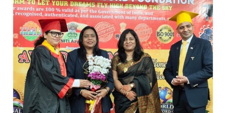 Magic Book of records felicitates Neha Nalin Pawaskar for her outstanding achievement