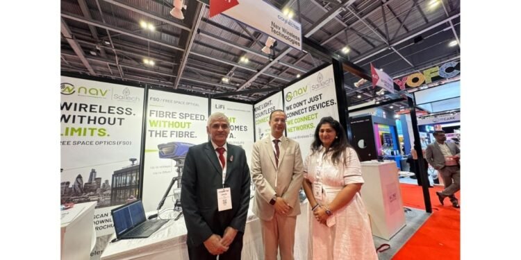 NavTech Showcases India-Developed Laser Based Communication Technology at Connected Britain 2026 in London