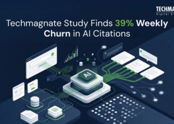 Techmagnate Study Finds AI Platforms Drop 39% of Cited Brands Every Week, Signals Shift in How AI Visibility Should Be Measured