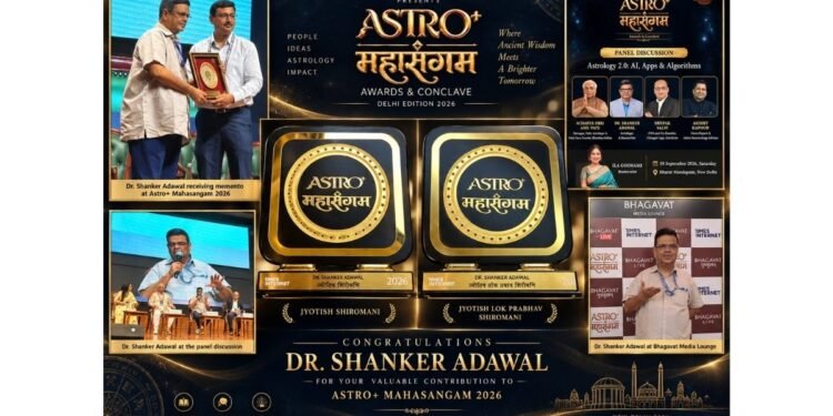 Dr. Shanker Adawal honoured at Astro+ Mahasangram 2026