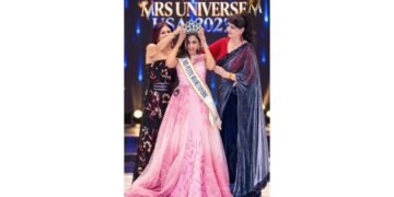 Shrutika Nilekani has added a new chapter to her journey by earning the title of Mrs. Petite Universe USA (Miami) 2027 at the Mrs. Universe USA pageant.