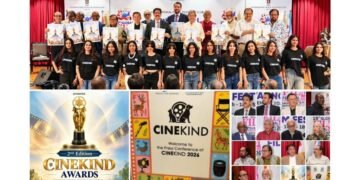CINEKIND Awards Poster Unveiled at Global Film Festival Noida, Putting Compassion for Animals in the Spotlight