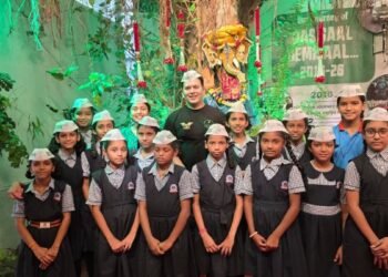 Over 6,800 Students Join Viral Desai’s Tree Ganesha as ‘Paryavaran Senanis’