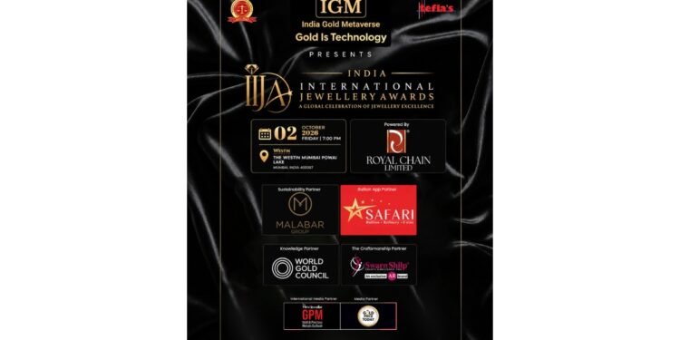 India International Jewellery Awards 2026 Receives Overwhelming Industry Response with Around 200 Nominations