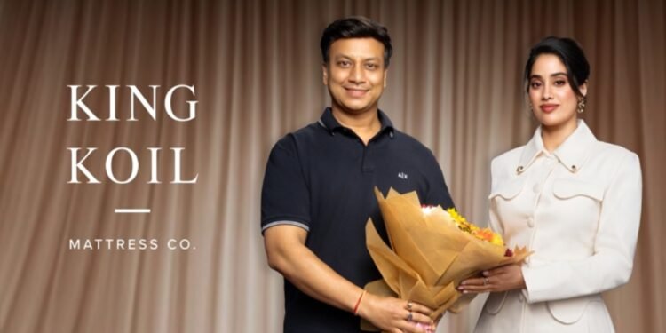 King Koil Names Janhvi Kapoor as New Brand Ambassador, Launches New Global Identity