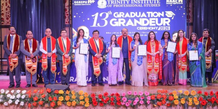 Trinity, Dwarka Celebrates 13th Convocation, “Graduation Grandeur 2026”